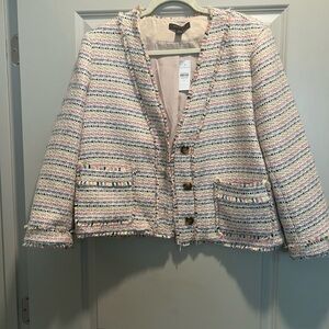 Women's Multicolor Tweed Jacket